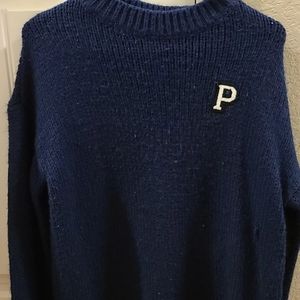 Pink Victoria Secert  Boyfriend sweater